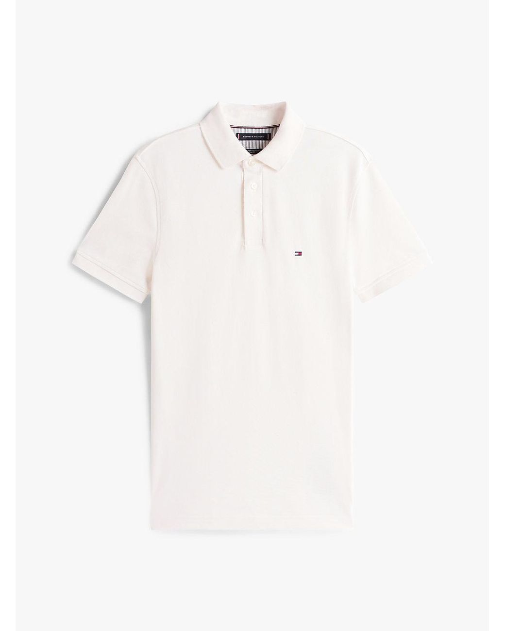 Tommy Hilfiger Natural 1985 Slim Fit Pique Polo Shirt for men