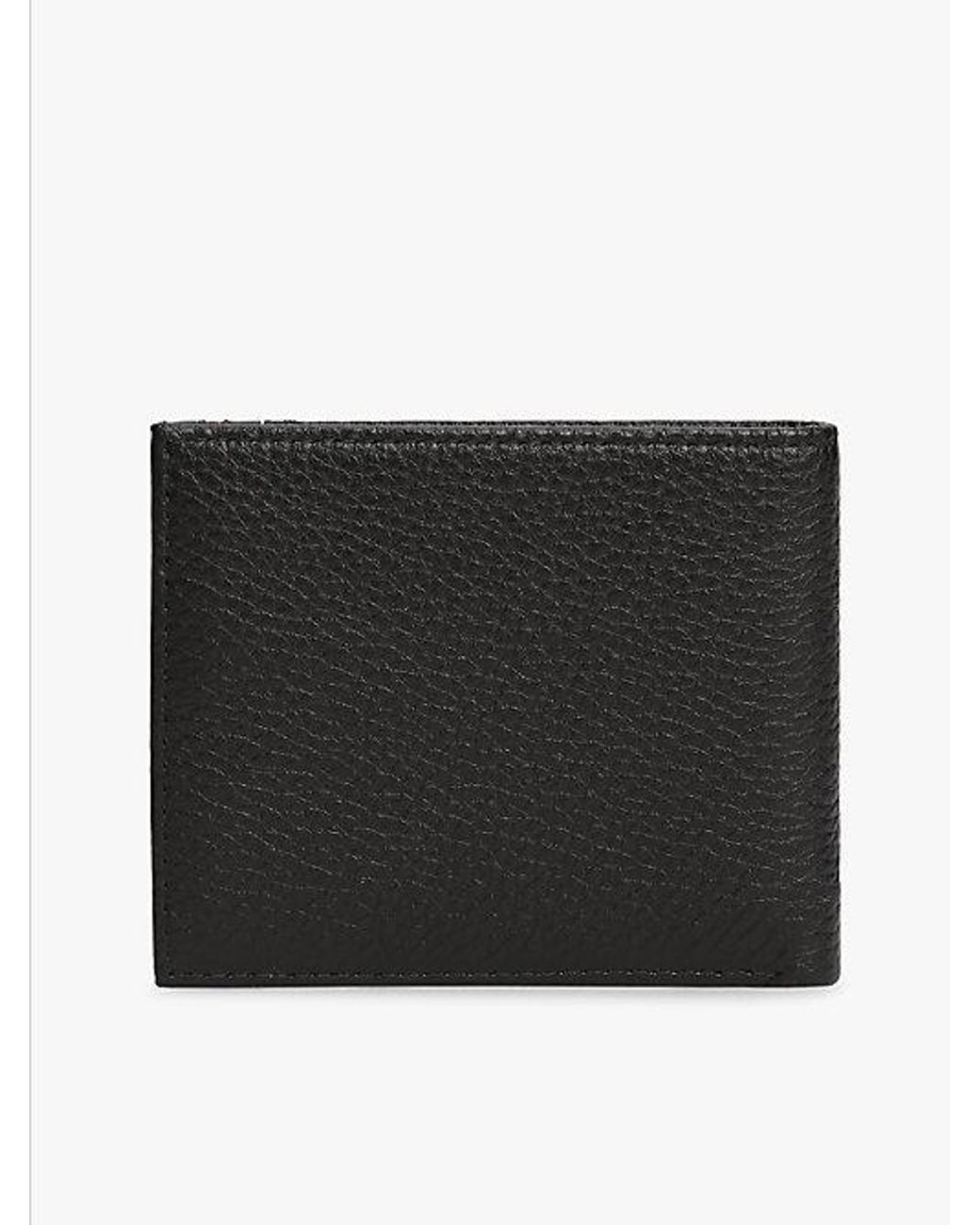 Tommy Hilfiger Leren Bifold Creditcardportemonnee in het Black voor heren