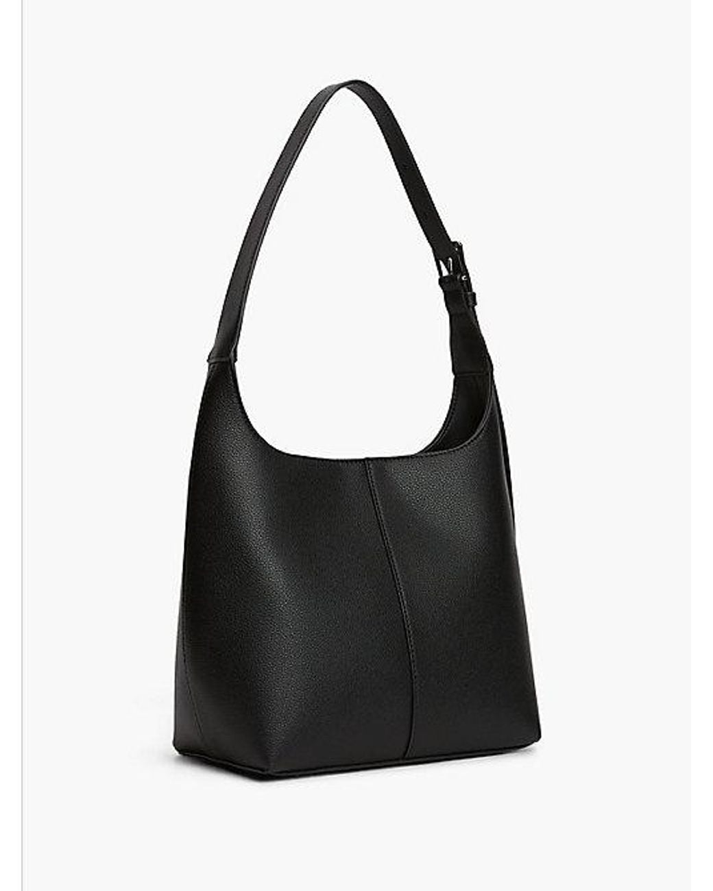 Tommy Hilfiger Black Tommy Jeans City Logo Plaque Hobo Bag