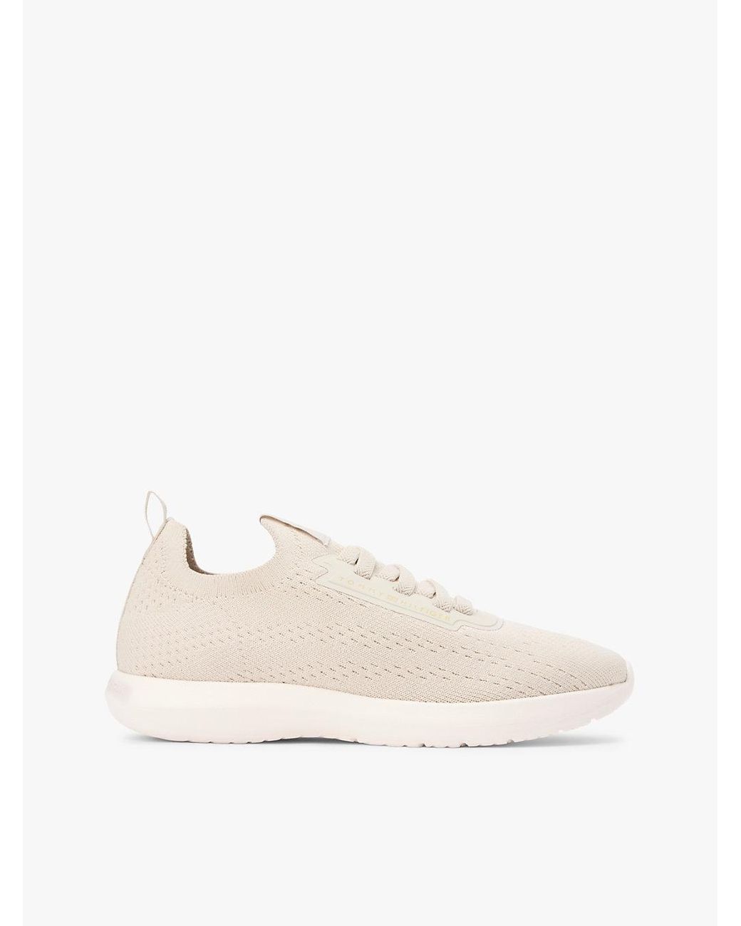 Tommy Hilfiger Natural Knit Lightweight Mono-Sock Slip-On Trainers