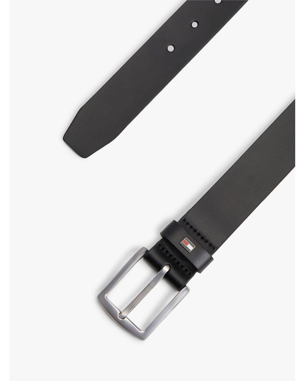Cintura Denton di Tommy Hilfiger in Black da Uomo