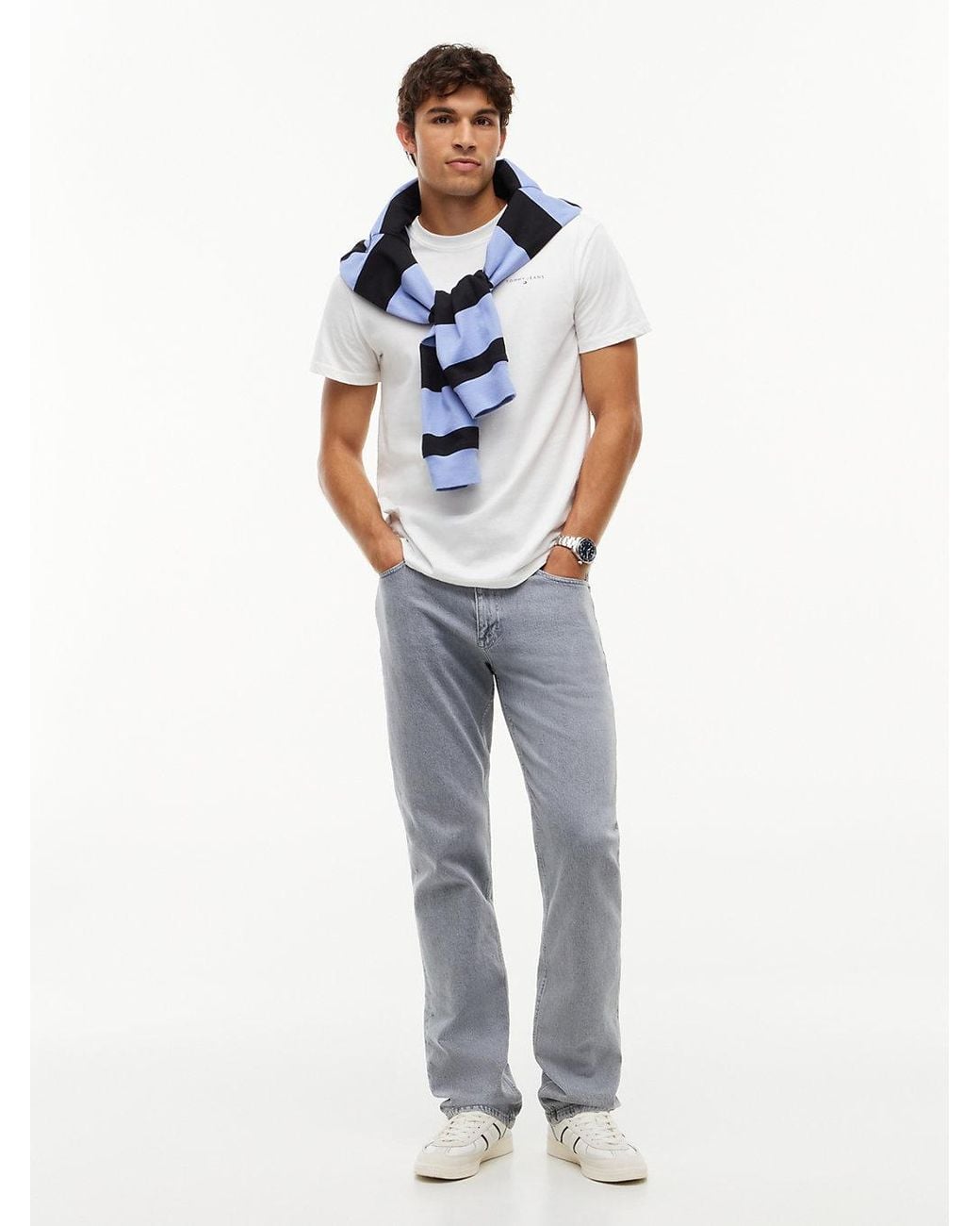 Tommy Hilfiger Blue Ryan Slim Straight Jeans for men
