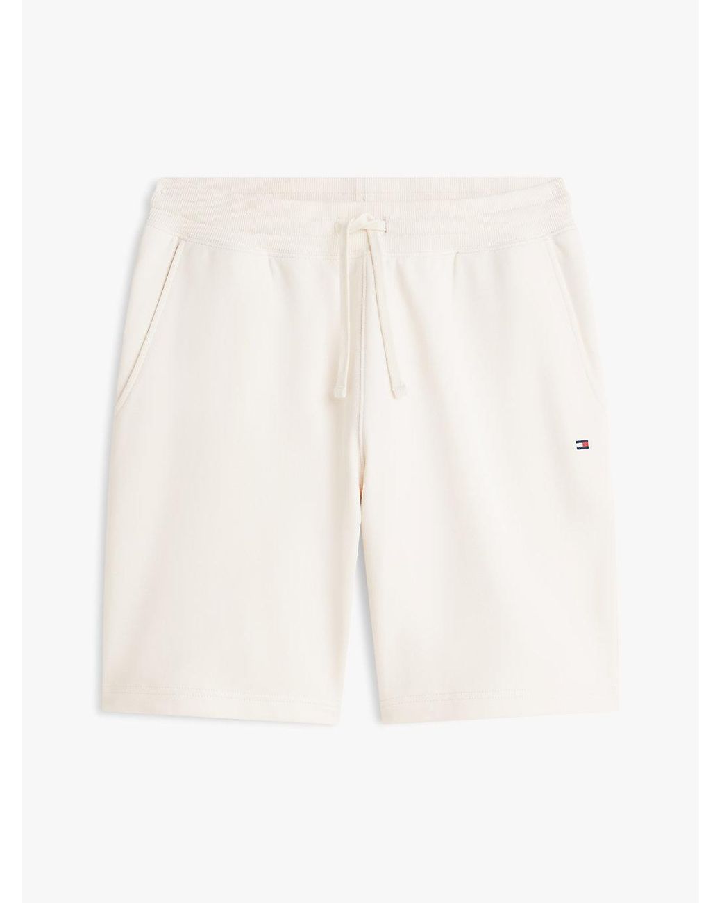 Tommy Hilfiger Blue Flag Embroidery Terry Sweat Shorts for men