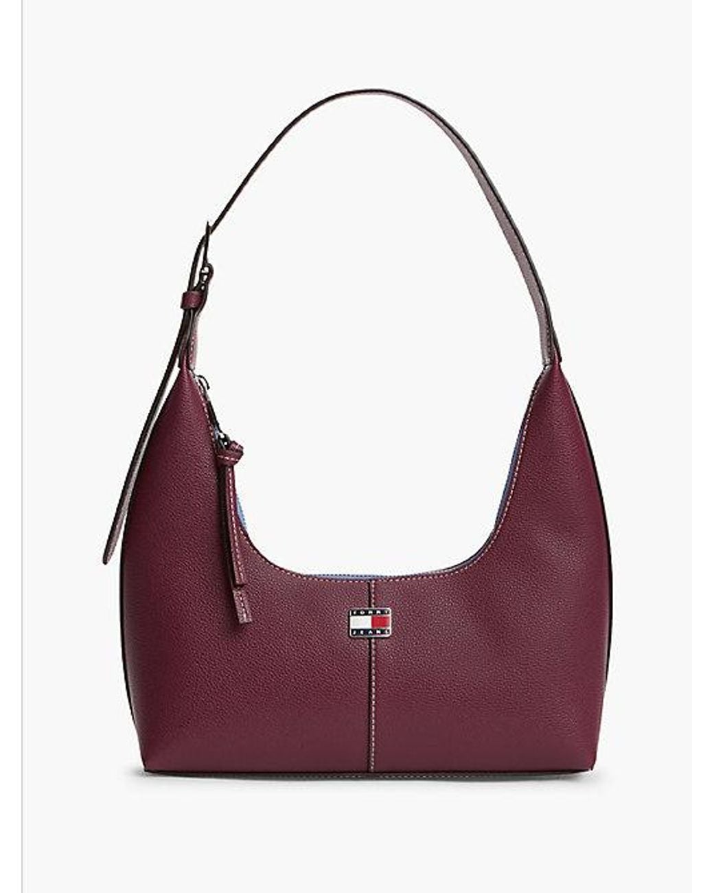 Tommy Hilfiger Purple Tommy Jeans City Logo Plaque Shoulder Bag