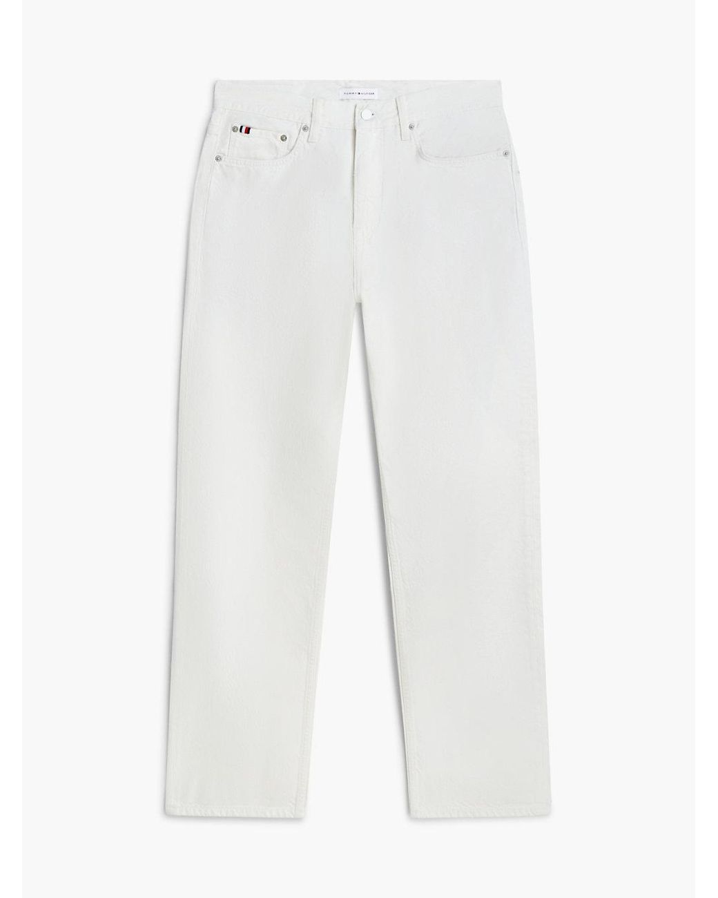 Tommy Hilfiger White Washed Relaxed Jeans for men