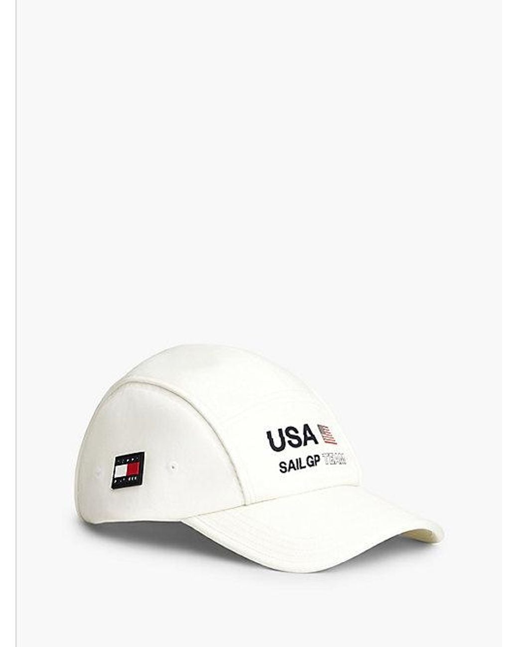 Tommy Hilfiger White Tommy X U.S. Sail Gp Team Water Repellent Baseball Cap