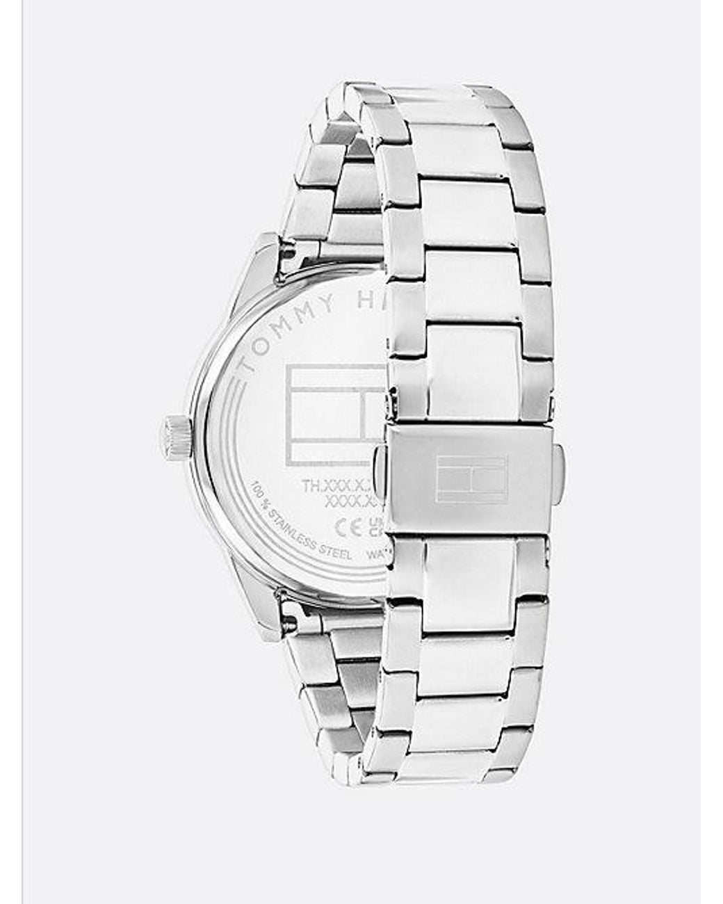Tommy Hilfiger White Rose Gold-plated Stainless Steel Watch