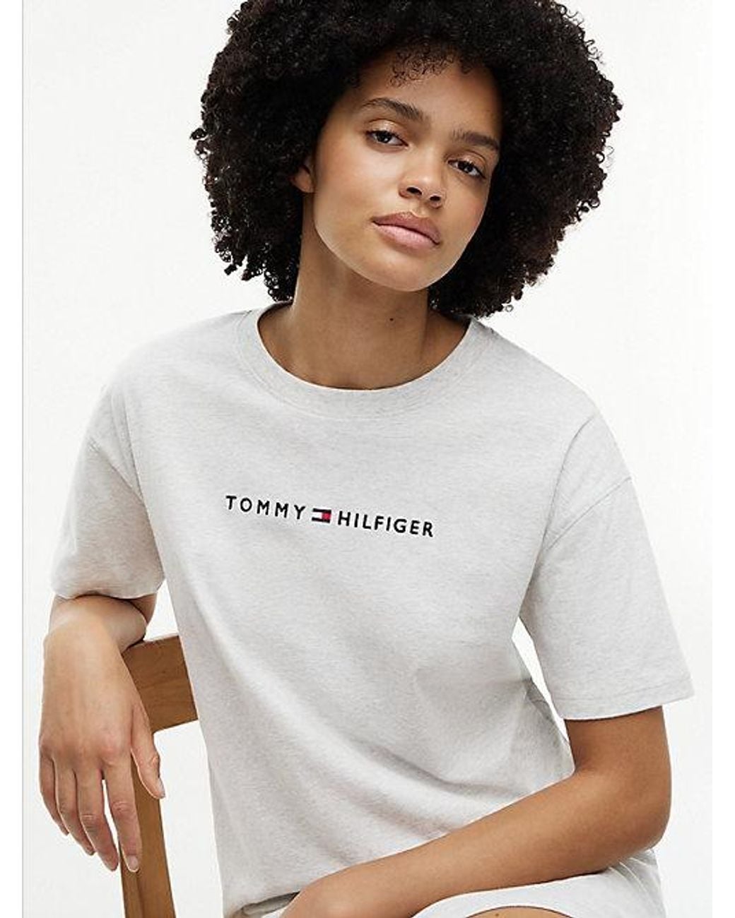 Tommy Hilfiger White Essential Jersey T-Shirt Nightdress