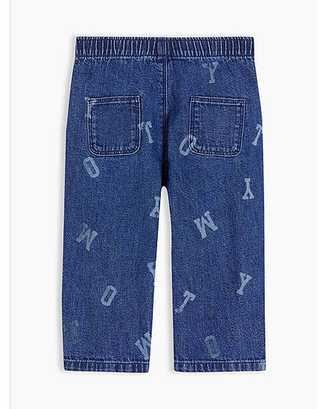 Tommy Hilfiger Blue Logo Elasticated Waist Jeans
