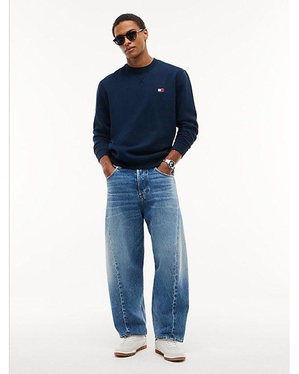 Tommy Hilfiger Blue Tommy Jeans Ashton Barrel Twisted Seam Jeans for men