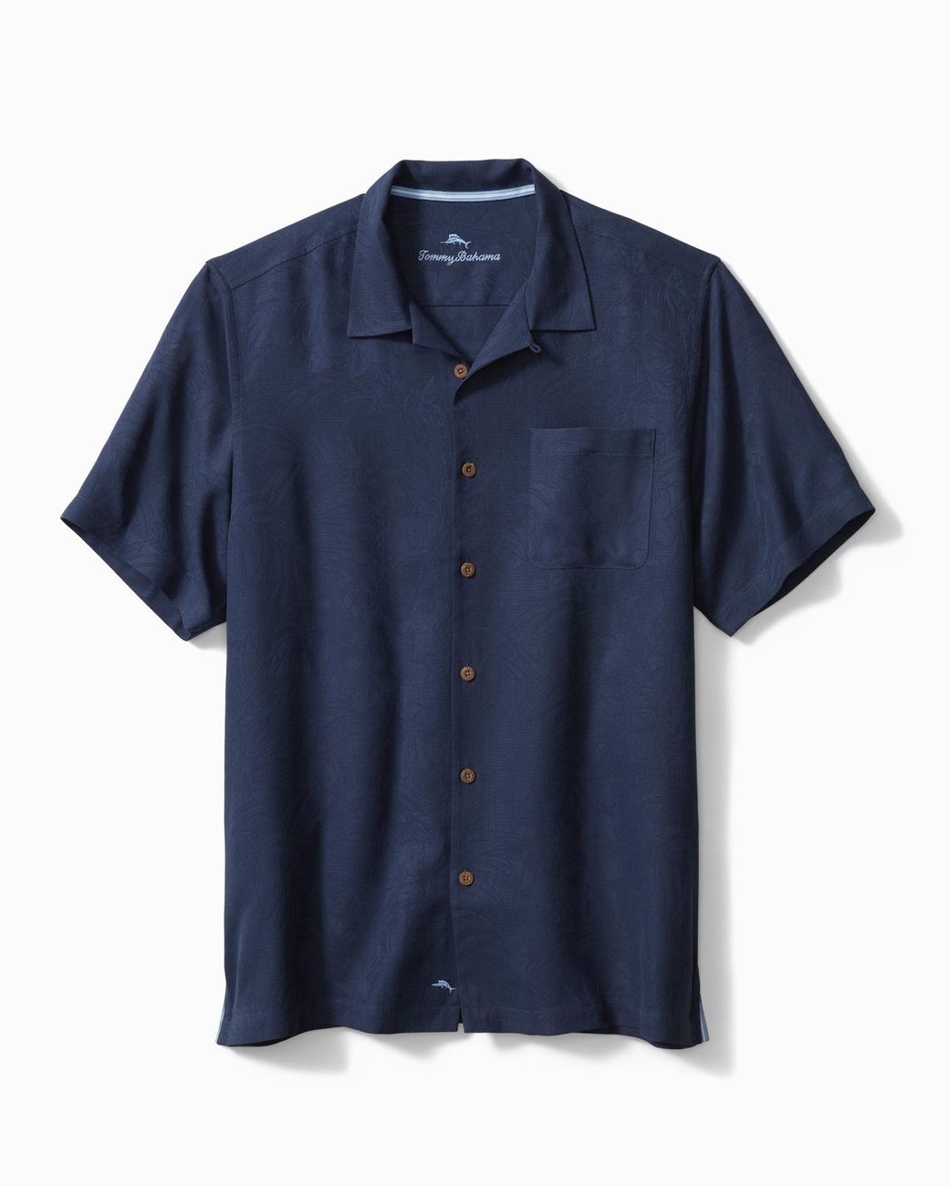 Tommy Bahama Silk Big & Tall Tropic Isles Camp Shirt in Navy (Blue) for ...