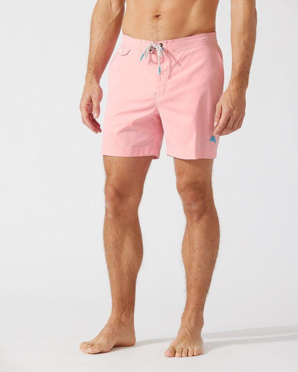 Tommy Bahama Rialto Oxford 6inch Board Shorts in Pink for Men Lyst