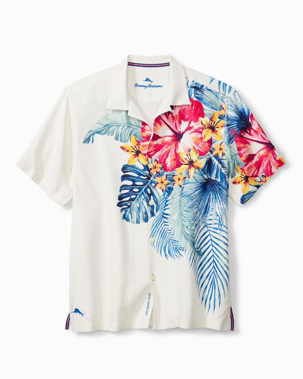 Tommy Bahama '20 Artist Series Kayo Island Camp Shirt in Blue for Men ...