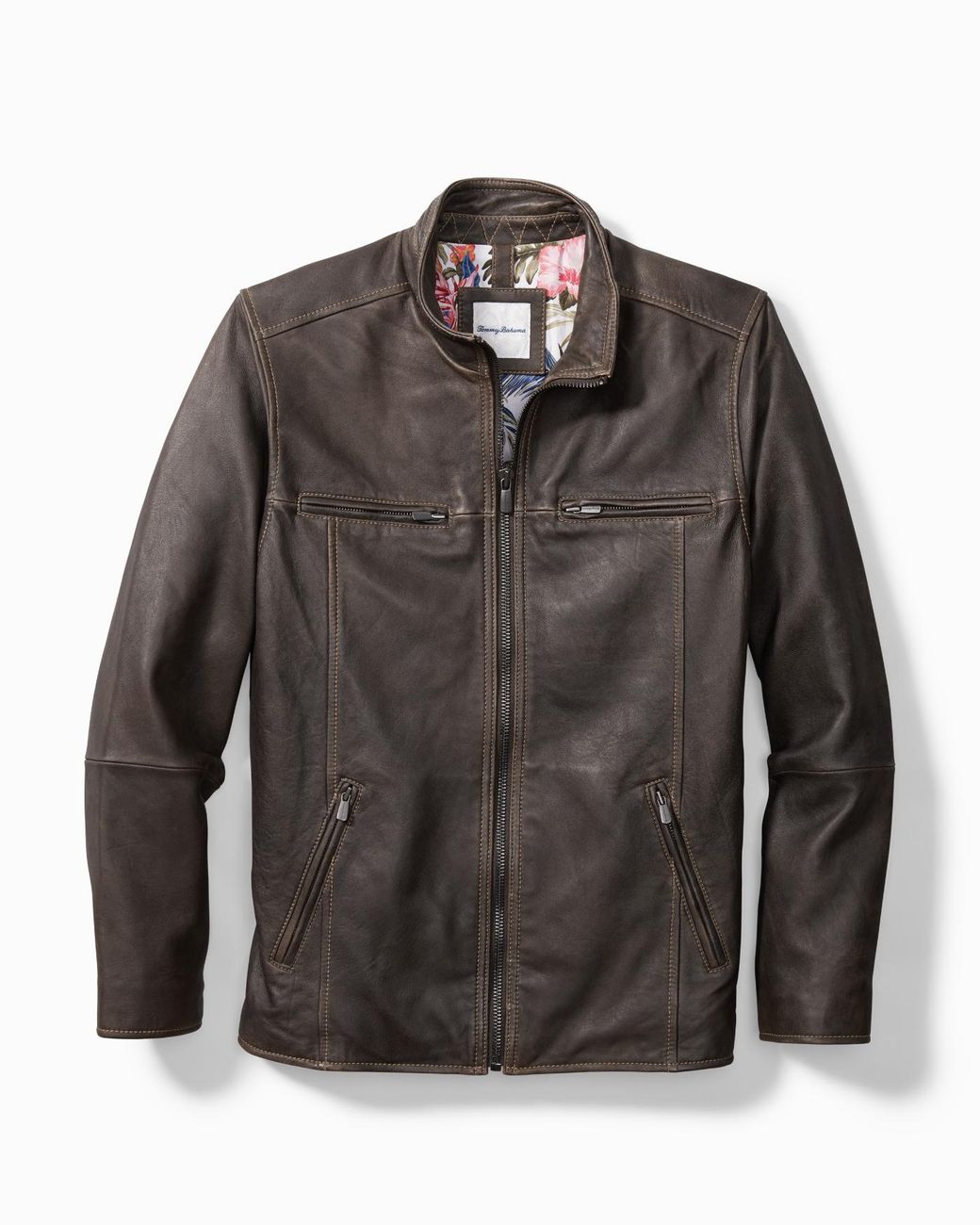 hudson peak leather aviator jacket