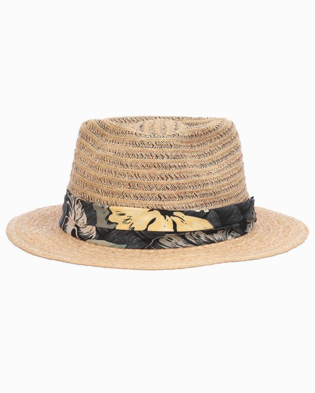 Tommy Bahama Mens Paper Toyo Fedora Hat New Without Tags Natural 