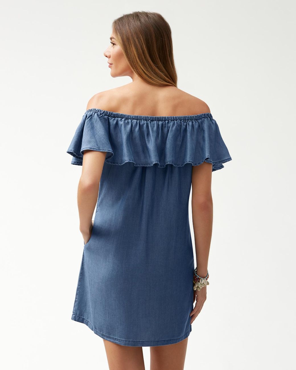 tommy bahama off the shoulder dress