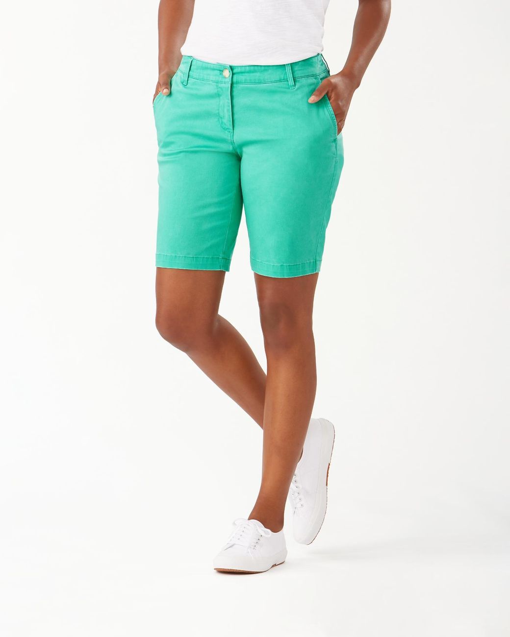 Tommy Bahama Cotton Boracay 10-inch Bermuda Shorts in Green - Lyst