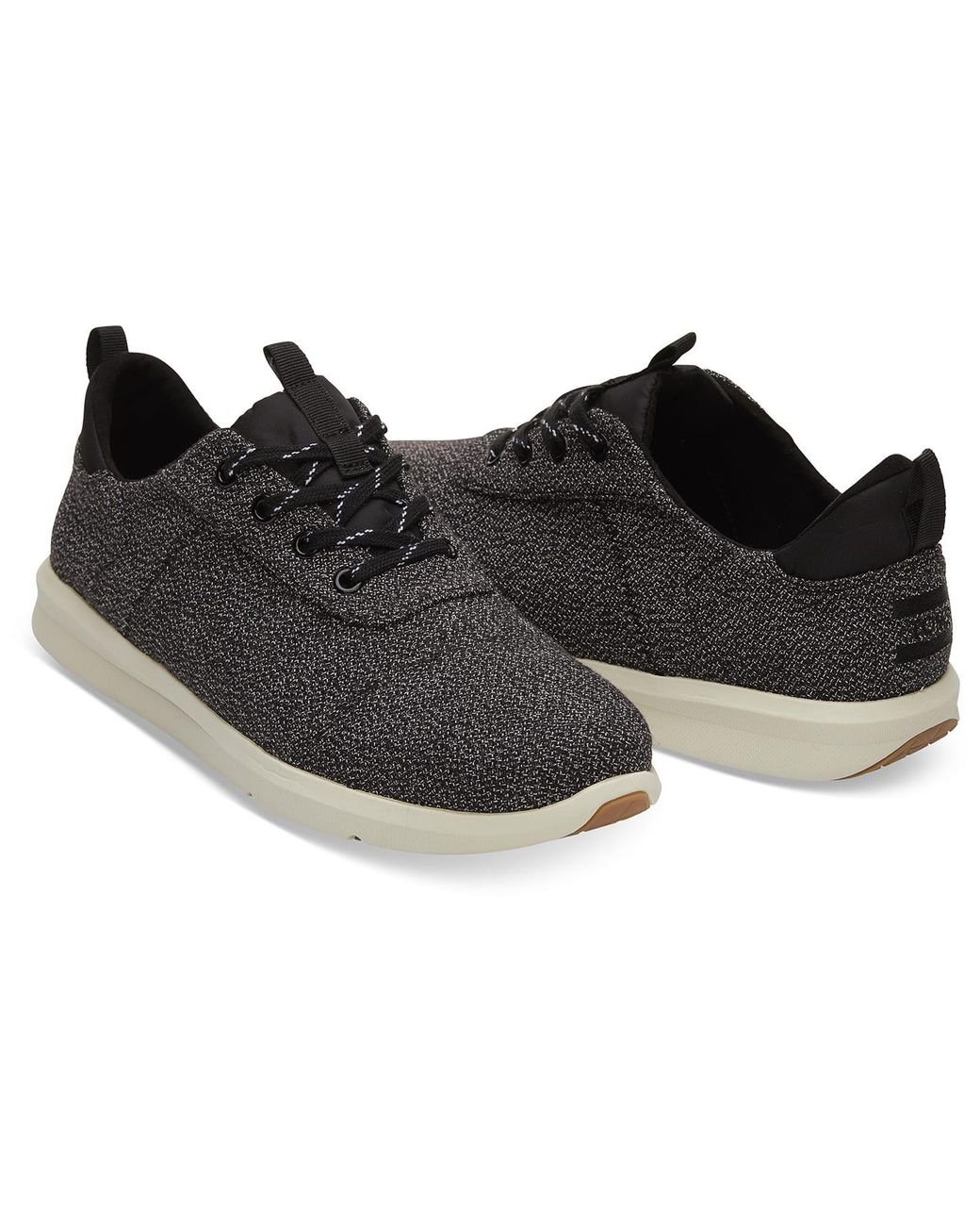 Toms Black Terry Cloth Herren Sneaker Toms Black Terry Cloth Herren Sneaker