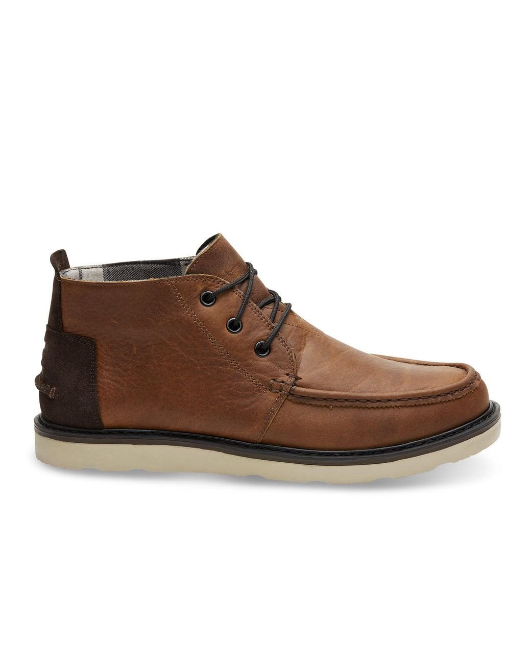 toms leather chukka