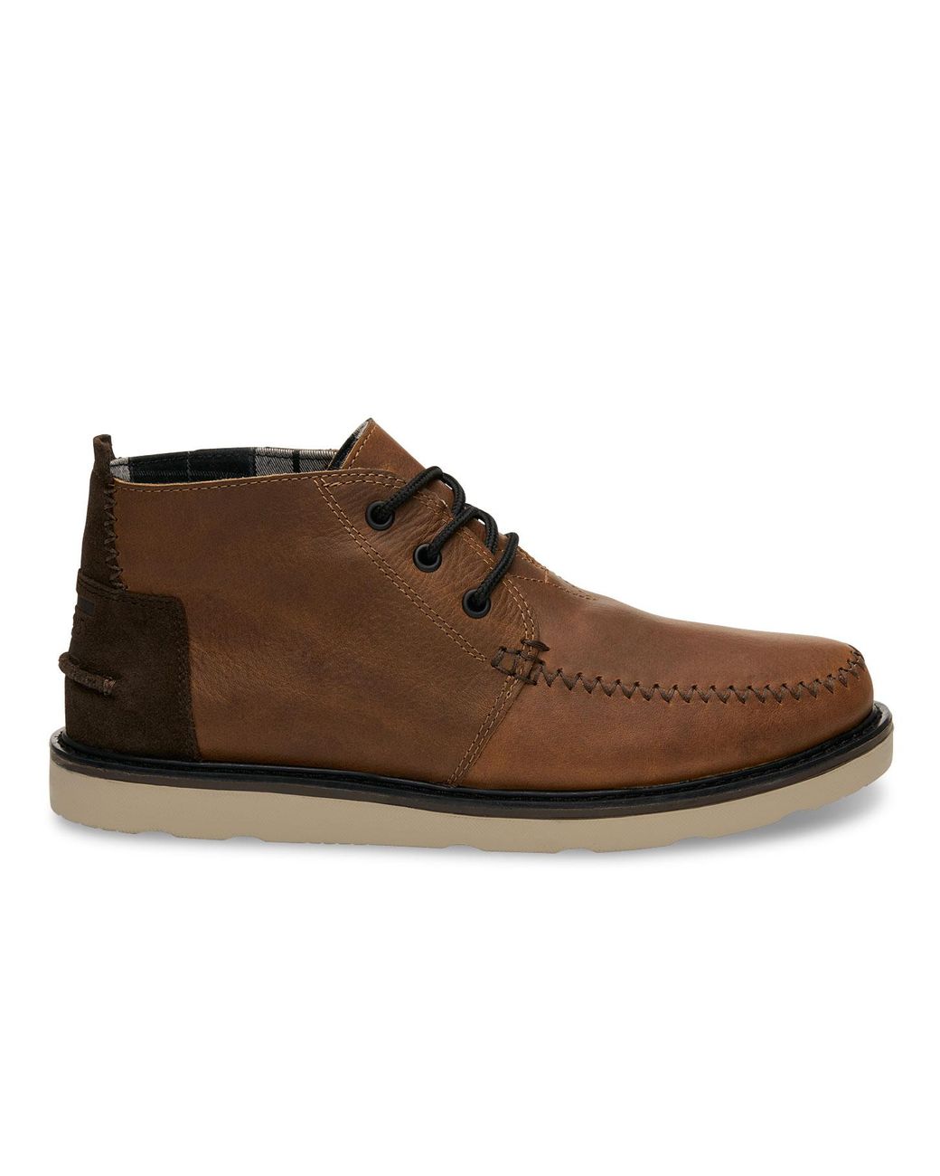 TOMS Waterproof Brown Leather Men's Chukka Boots for Men | Lyst UK