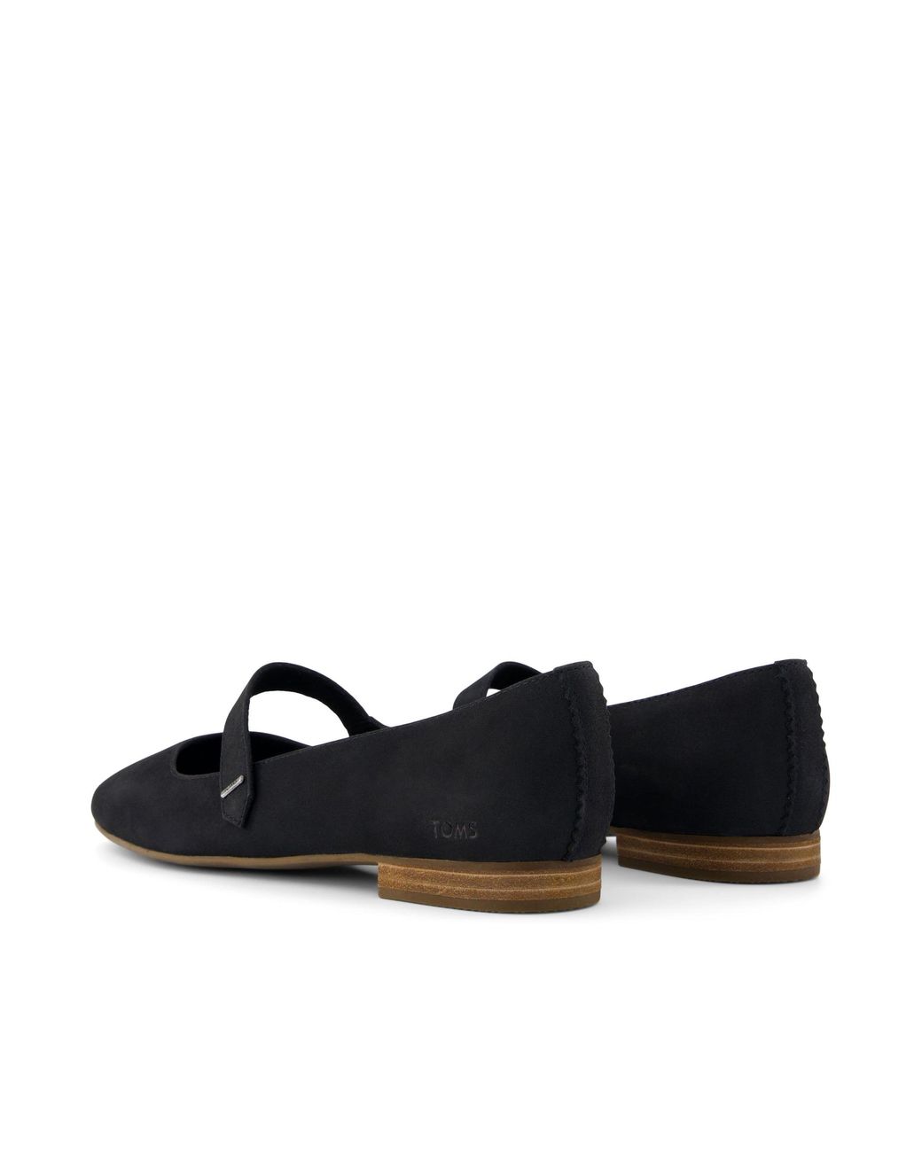 TOMS Black Bianca Ballet Flat