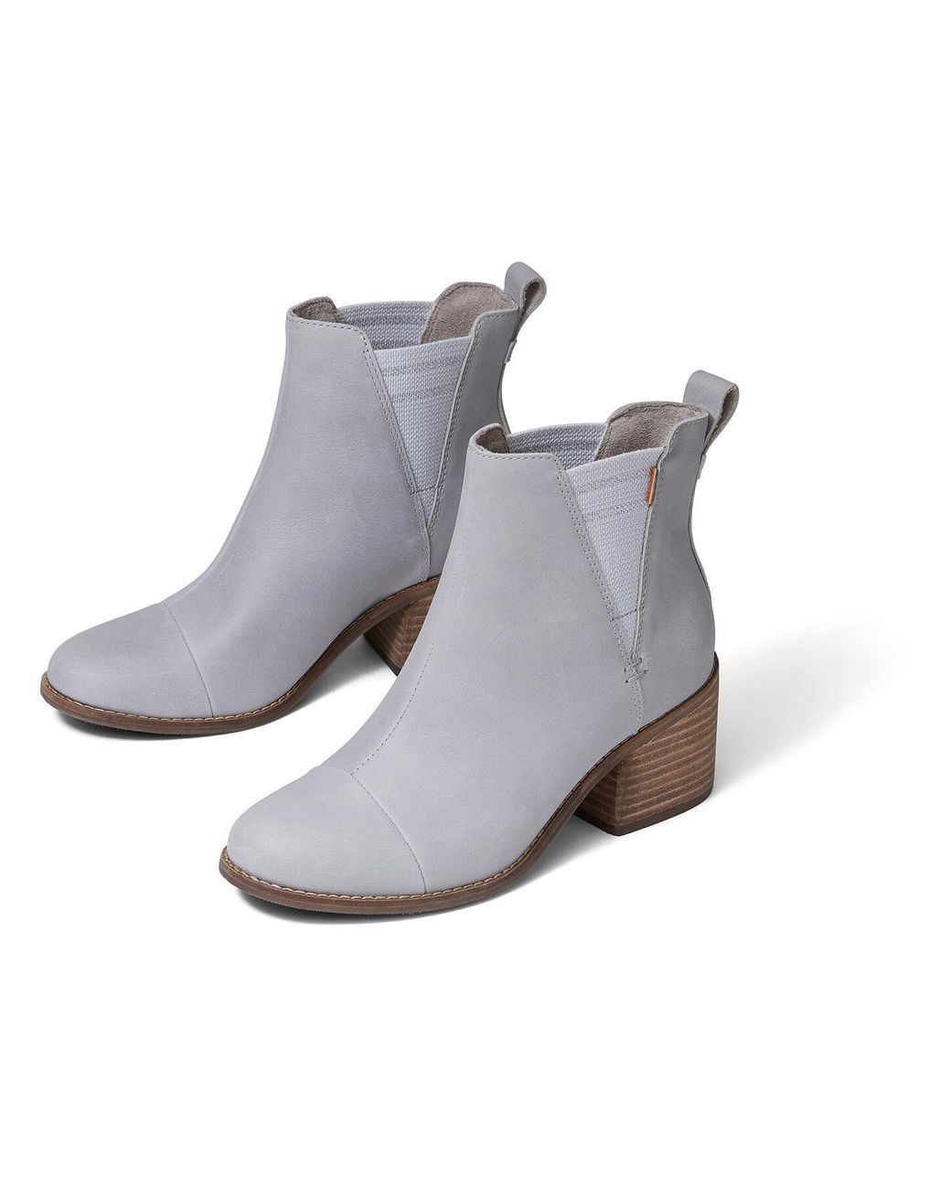 womens grey leather boots