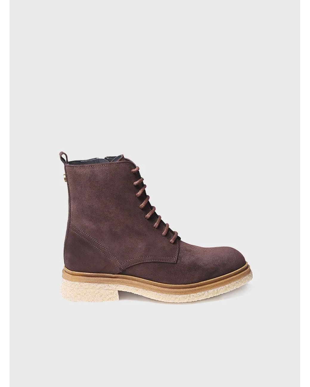 Toni Pons Purple Leather Boot