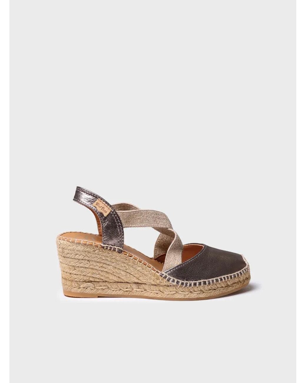 Toni Pons White Wedge Espadrilles