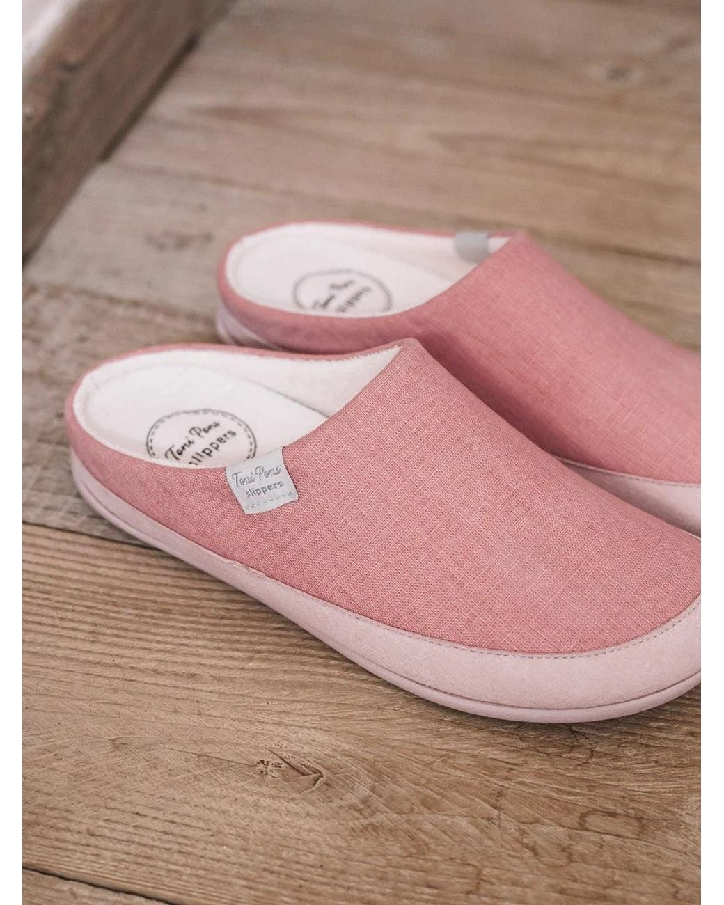 Toni Pons Pink Fabric Slipper