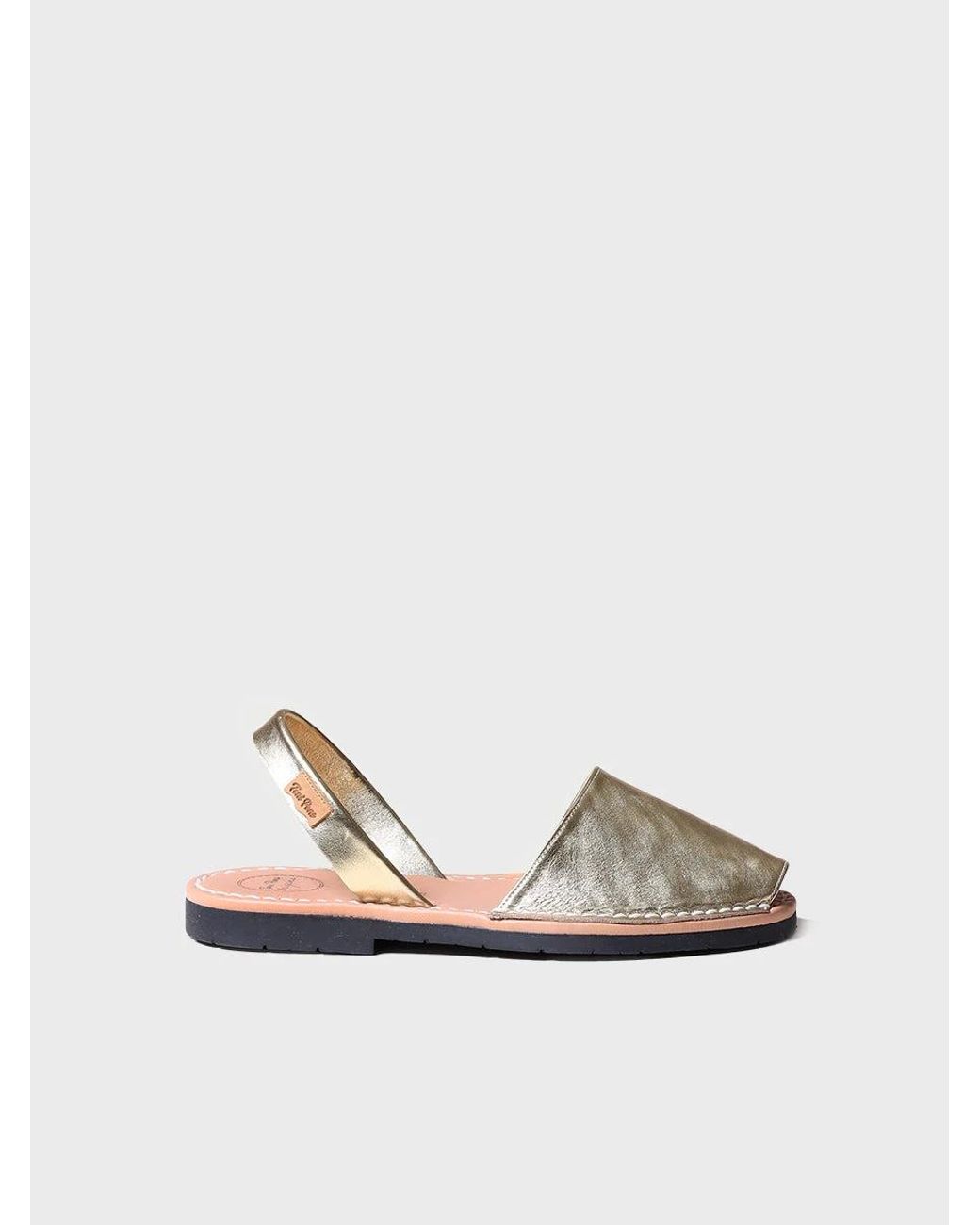 Toni Pons Natural Classic Leather Sandals
