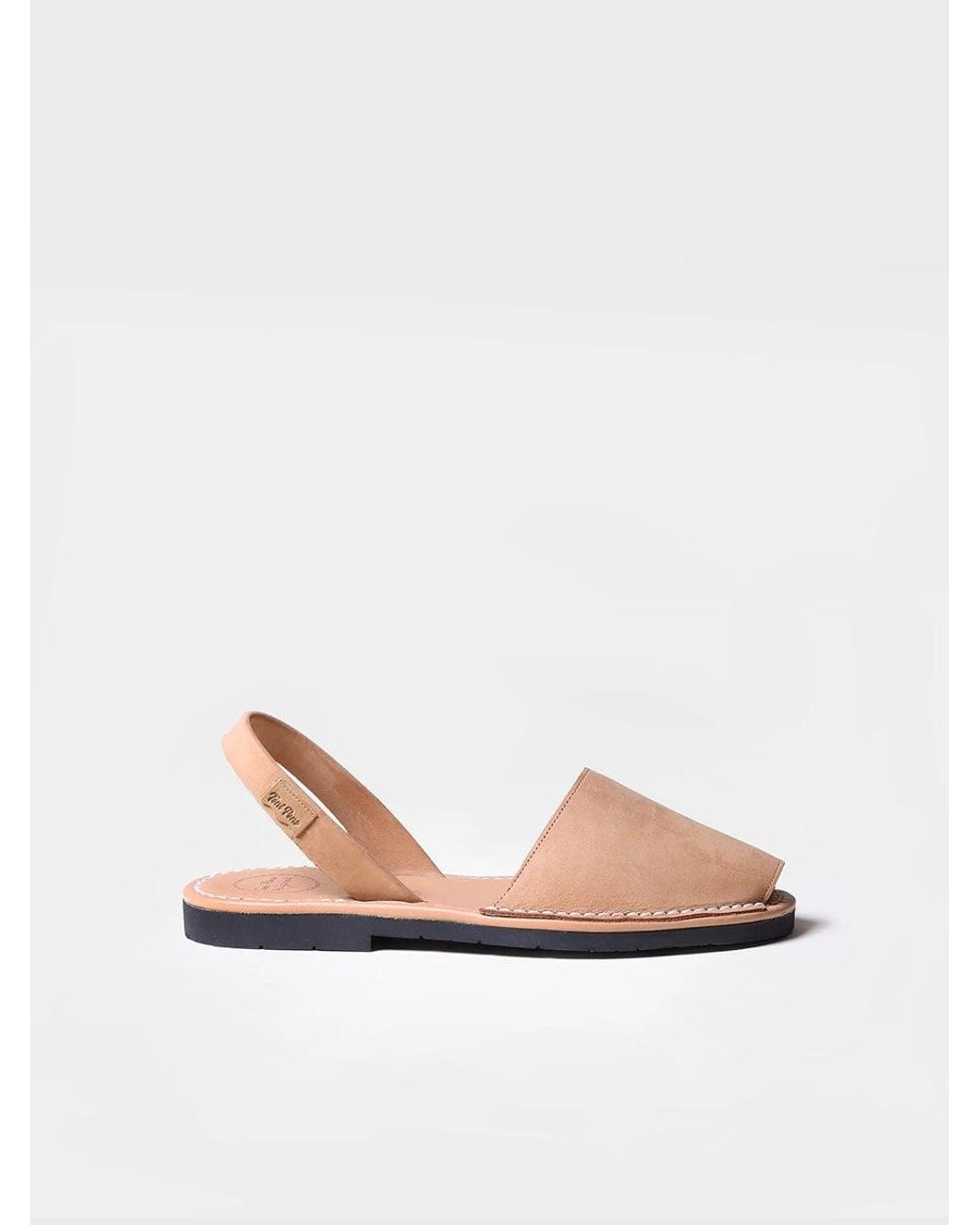 Toni Pons Natural Classic Leather Sandals
