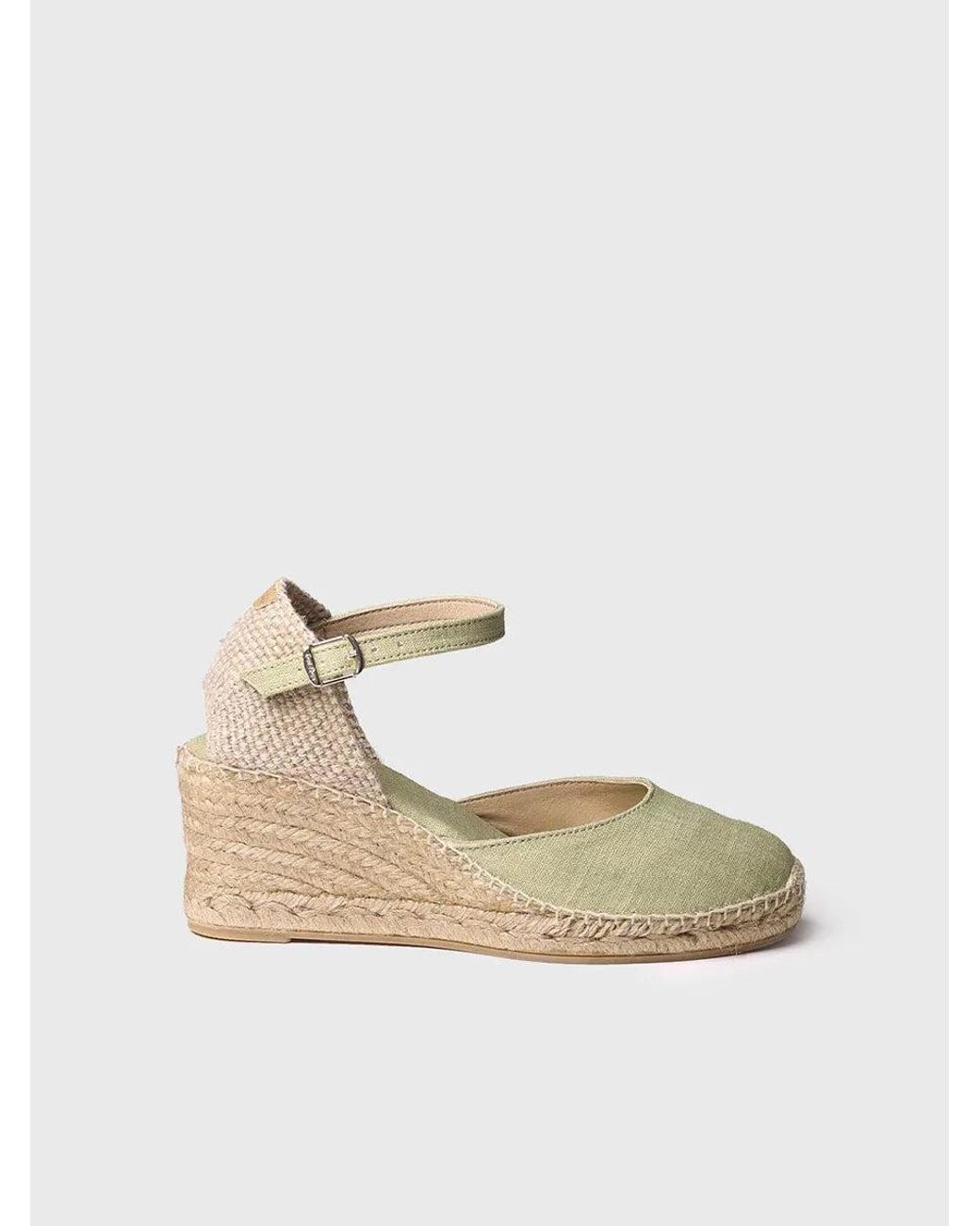 Toni Pons Natural Wedge Espadrille