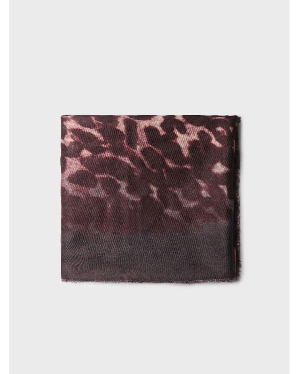 Toni Pons Purple Lightweight Fabric Scarf
