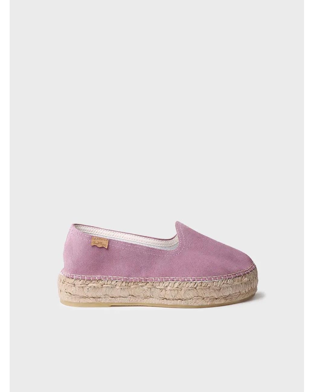 Toni Pons Pink Closed Espadrille For