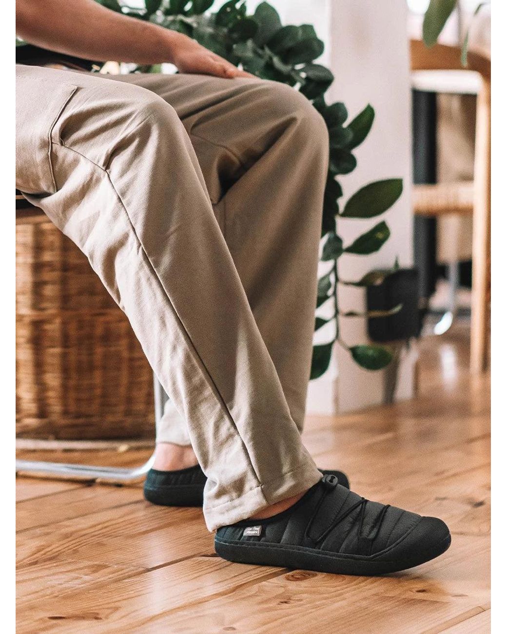 Toni Pons White Clog Slippers for men