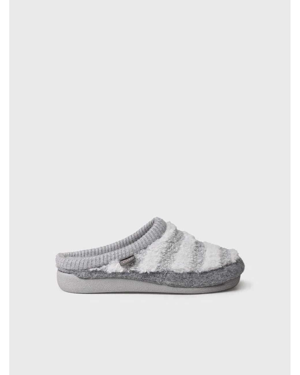 Toni Pons White Clog-Style Slipper
