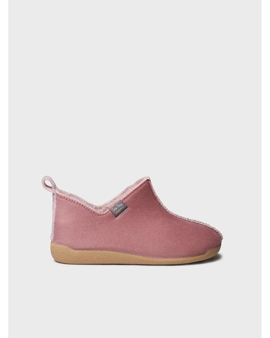 Toni Pons Pink Fabric House Slipper For