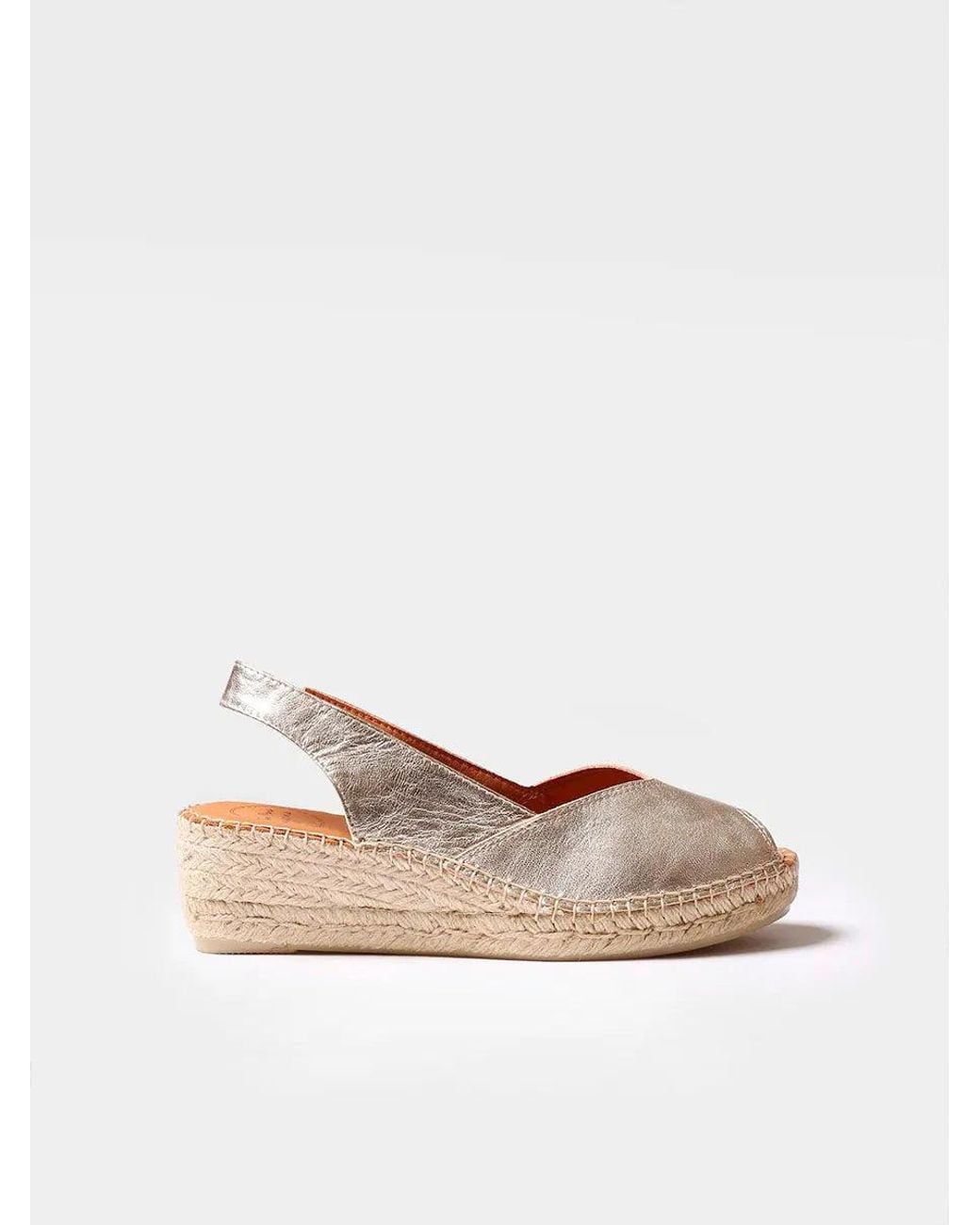 Toni Pons White Wedge Espadrilles