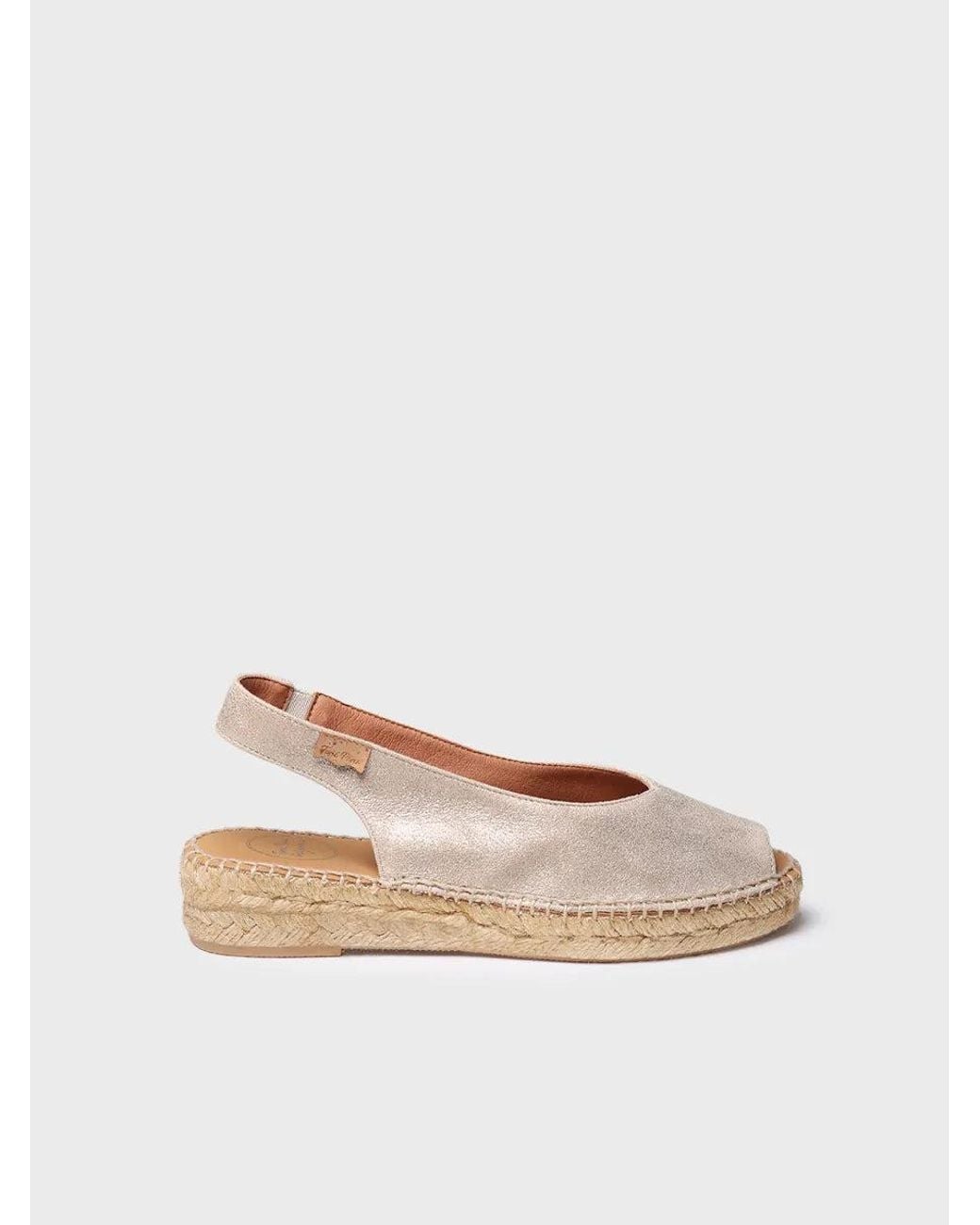 Toni Pons Natural Peep Toe Espadrille
