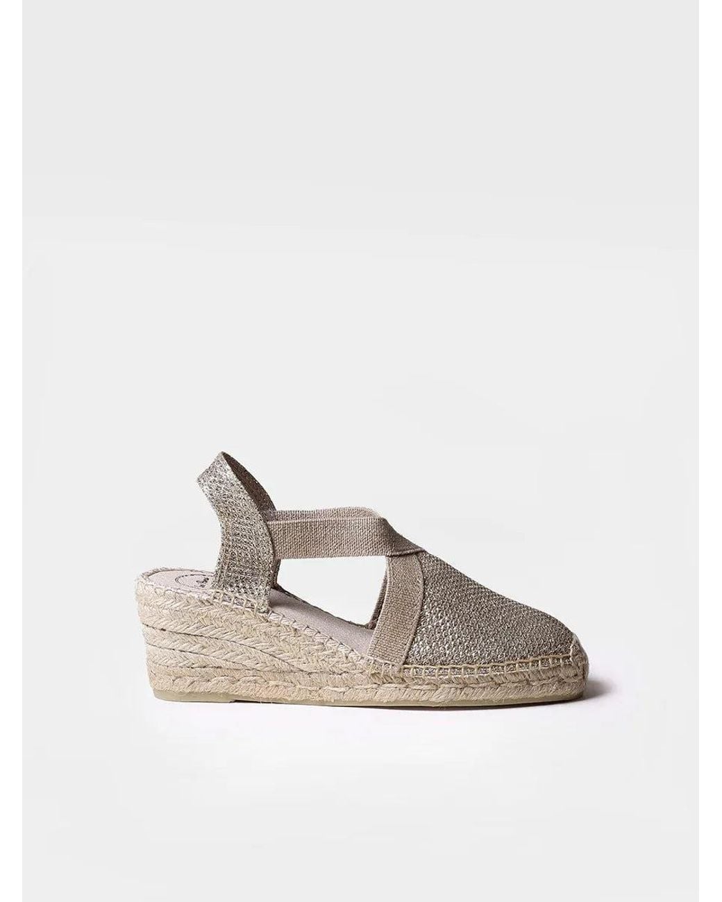 Toni Pons White Shiny Vegan Espadrilles