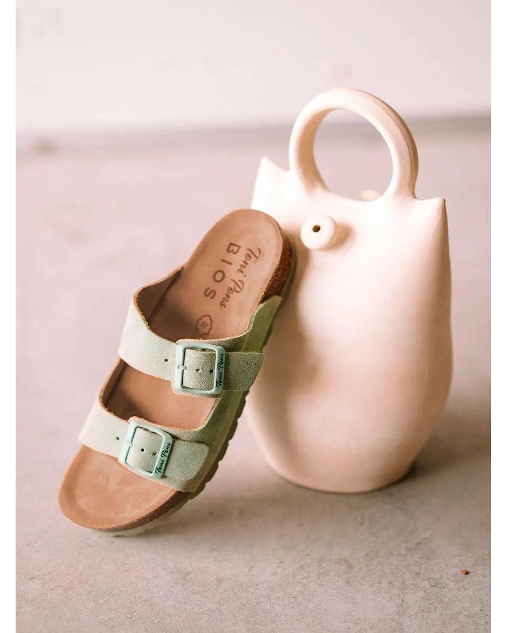Toni Pons Pink Double Buckle Sandal