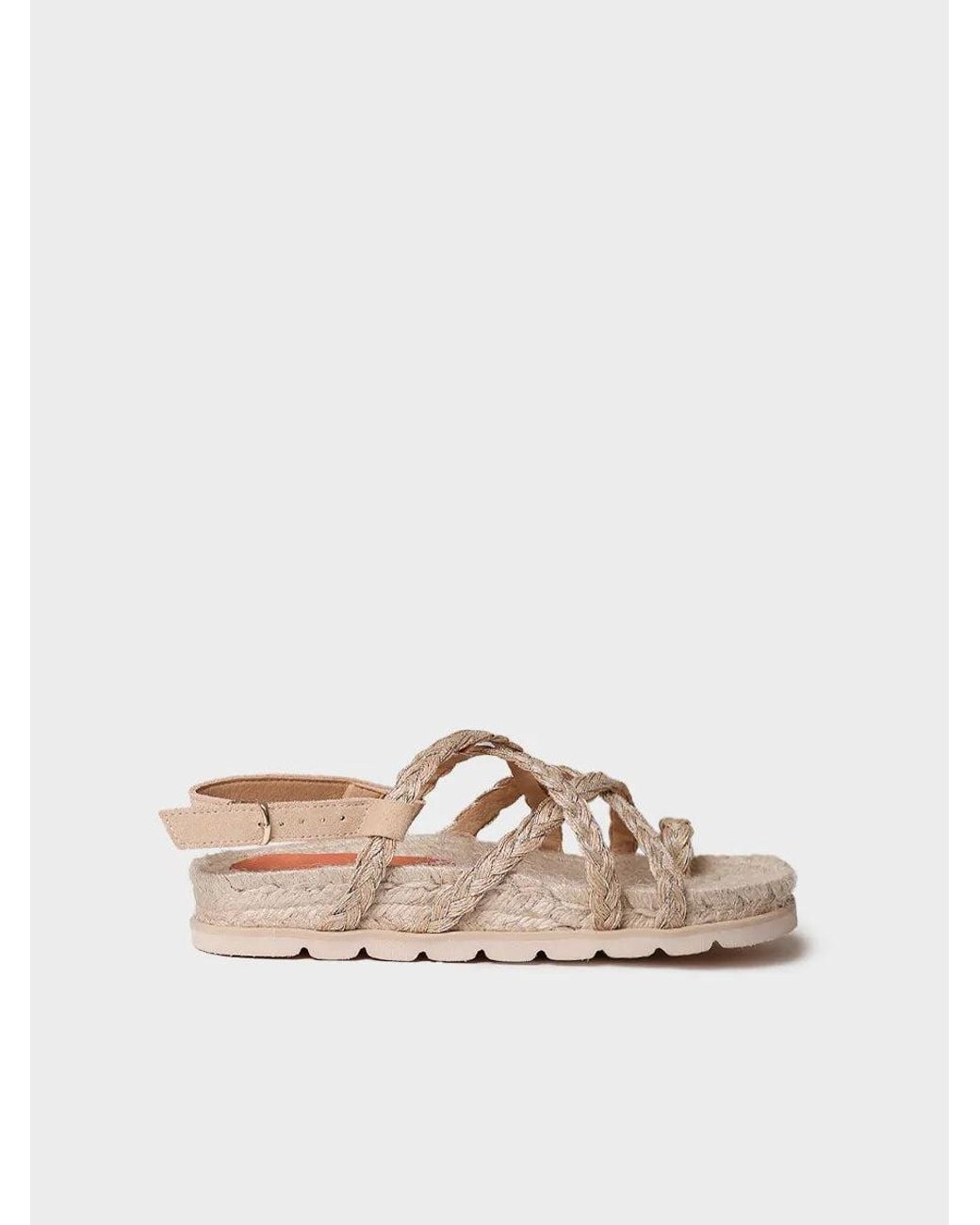 Toni Pons Natural Jute Flat Sandal For