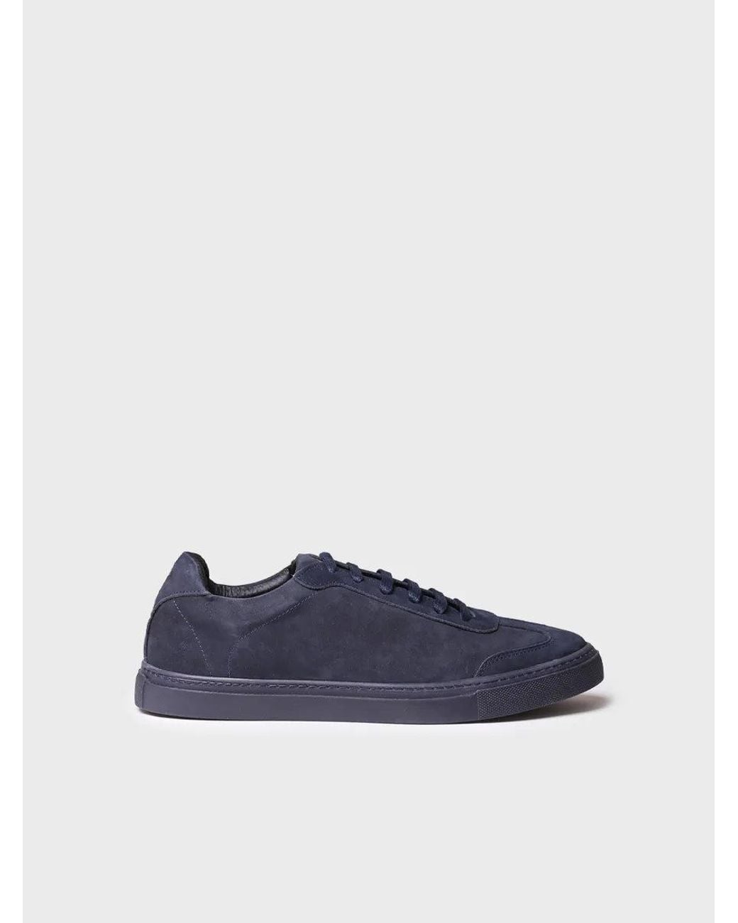 Toni Pons Blue Lace-Up Nubuck Leather Shoes for men