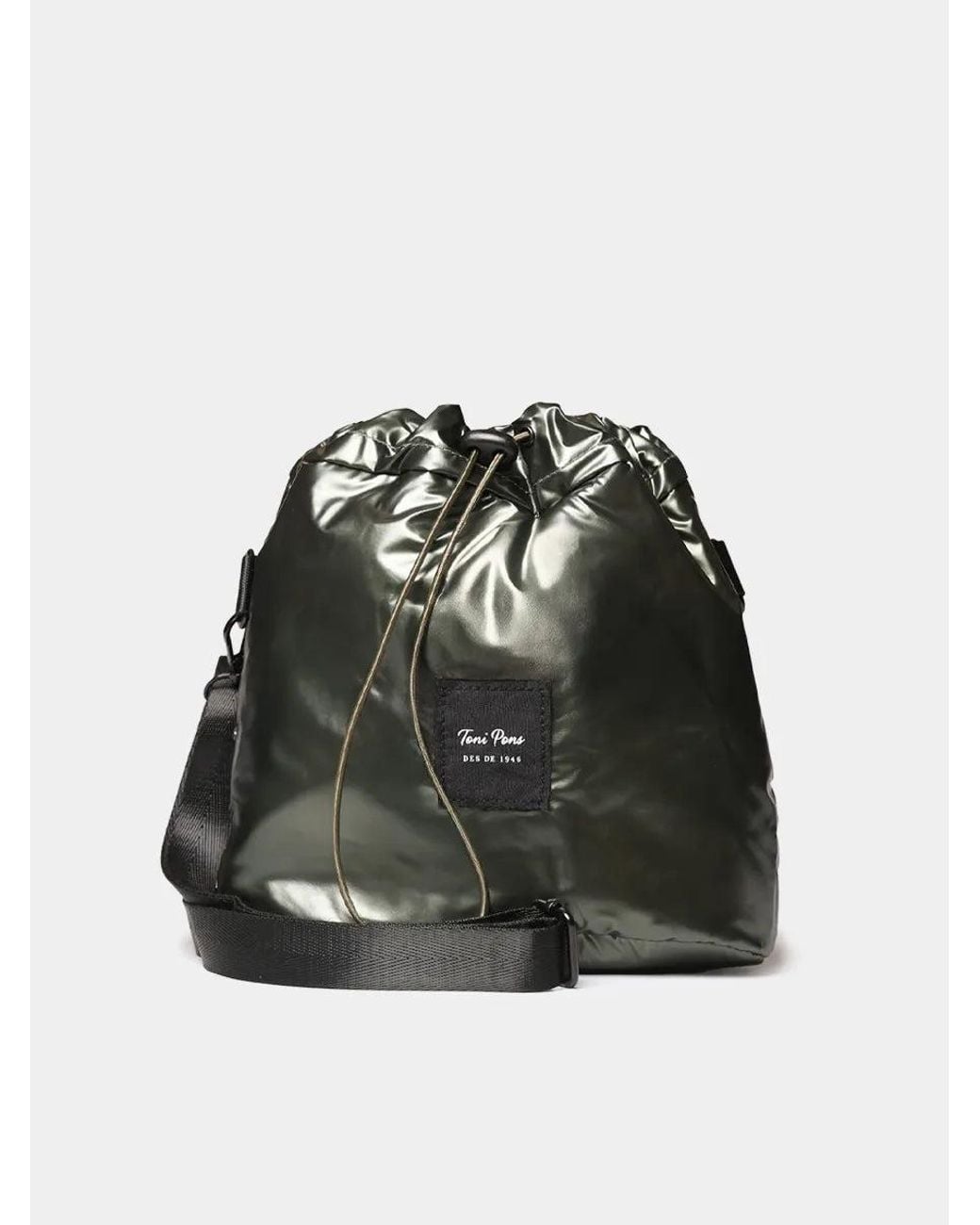 Toni Pons Black Padded Drawstring Bag