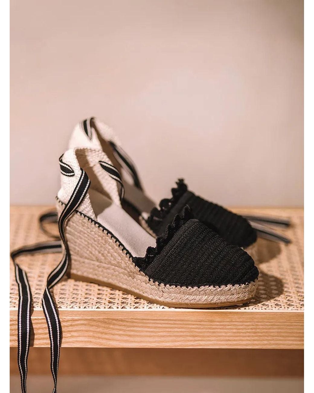 Toni Pons Natural Wedge Espadrille