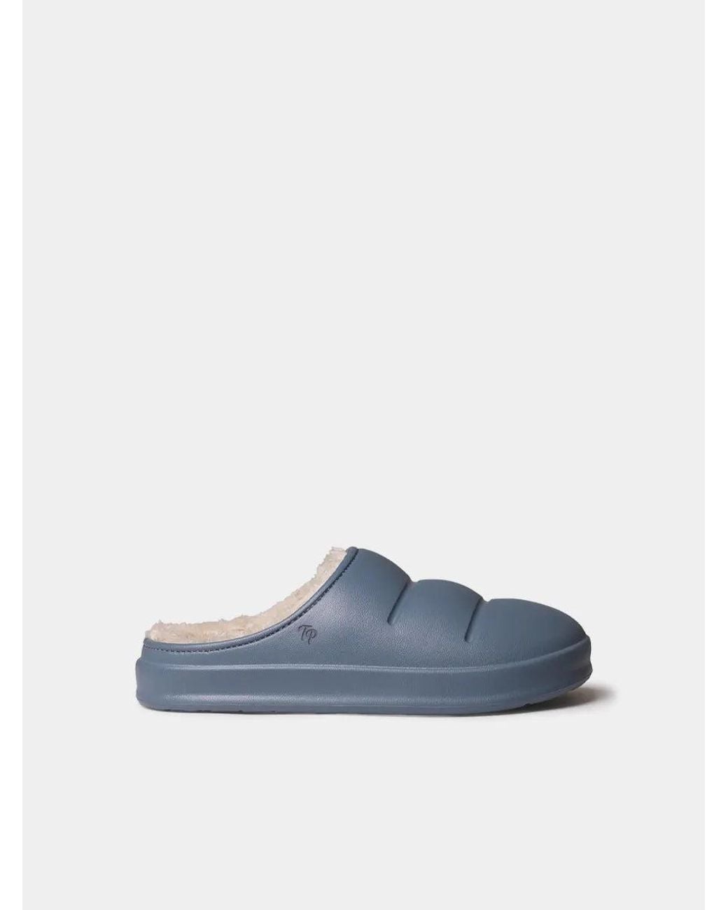Toni Pons Blue Rubber Slippers With Soft Lining