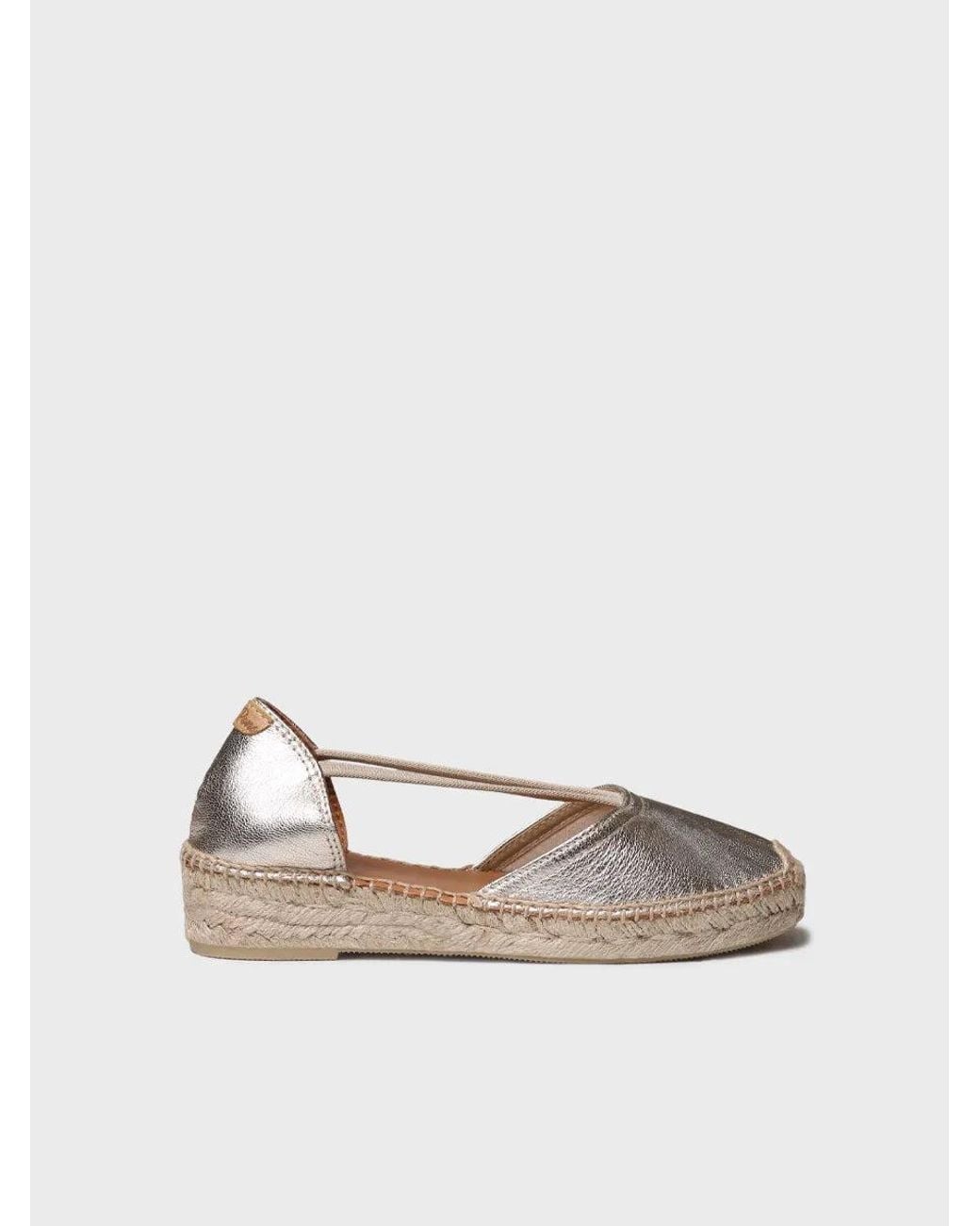 Toni Pons White Suede Espadrilles With Straps