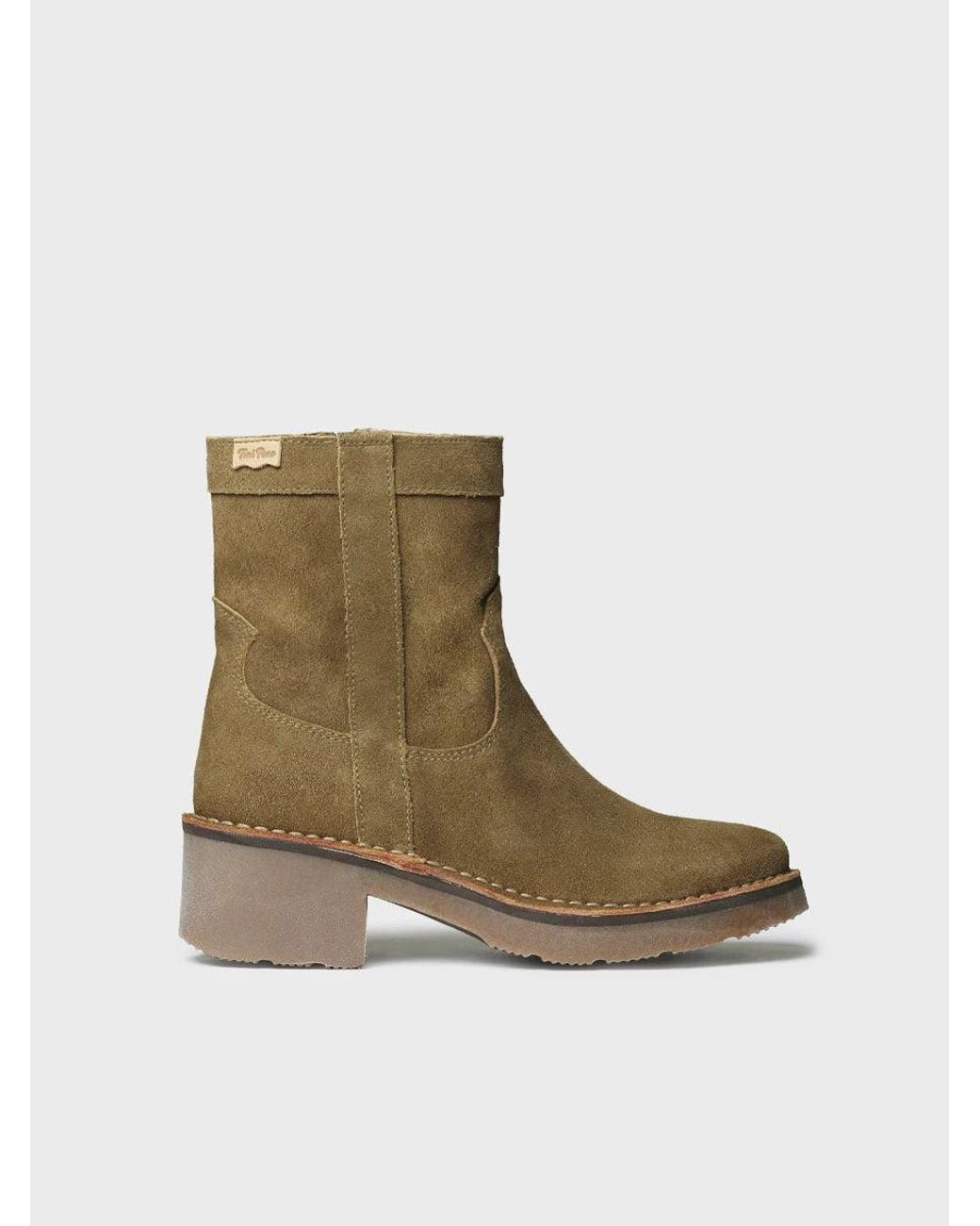 Toni Pons Natural Suede Ankle Boot