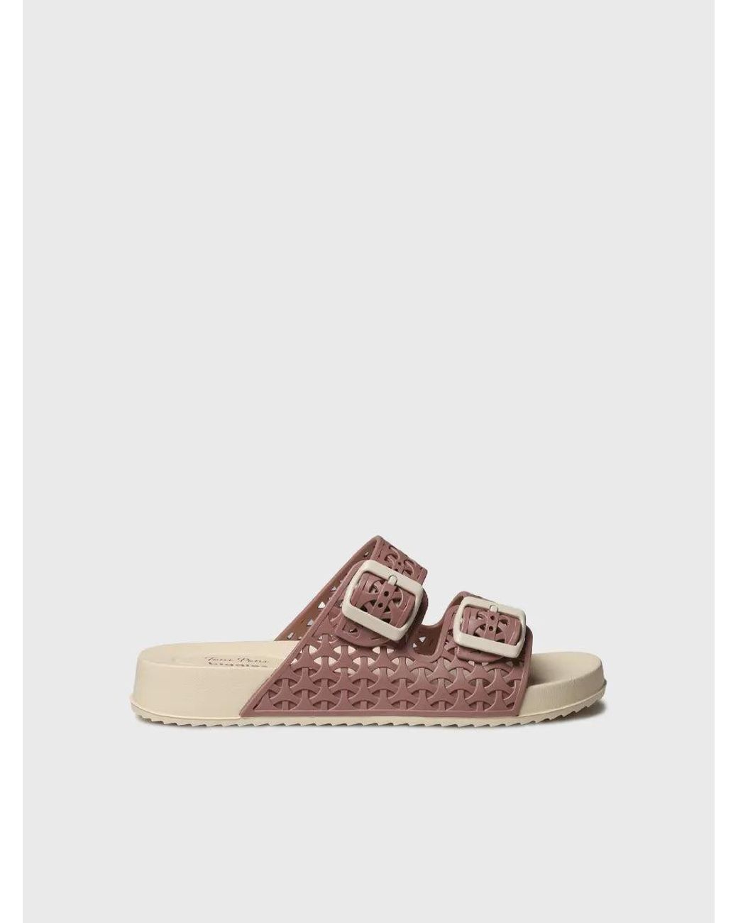 Toni Pons Pink Flat Sandals For
