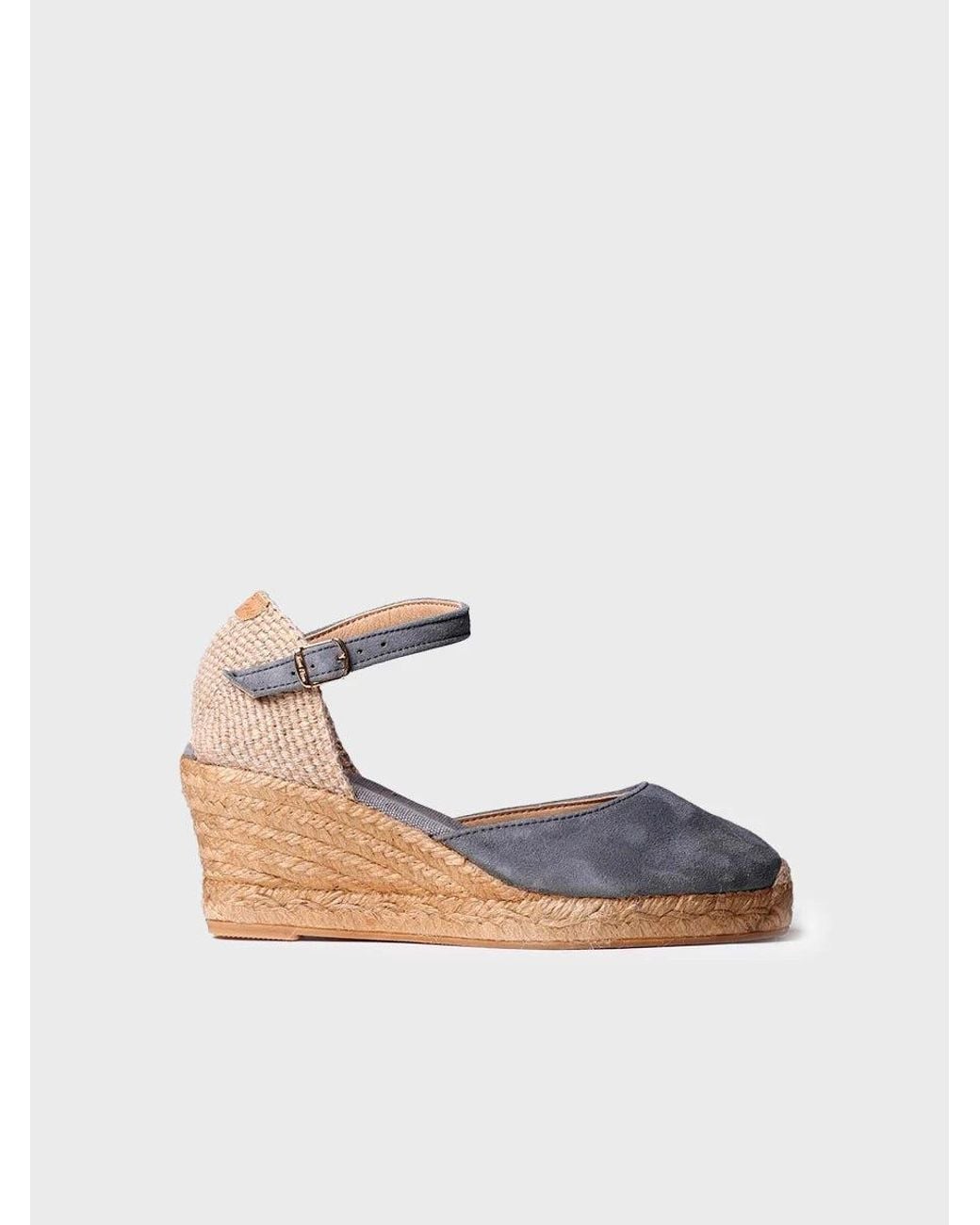 Toni Pons Pink Closed Leather Espadrille For